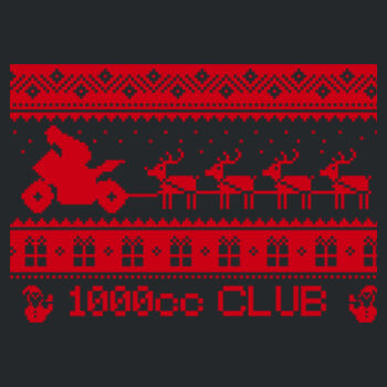 Christmas Jumper - red print Design