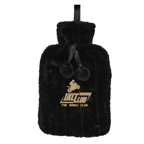 Luxury classic faux fur hot water bottle and cover Thumbnail